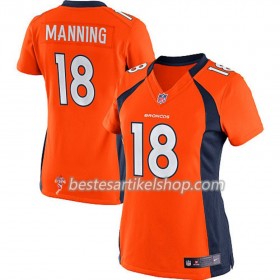 Damen Denver Broncos Trikot Peyton Manning 18 Nike Orange